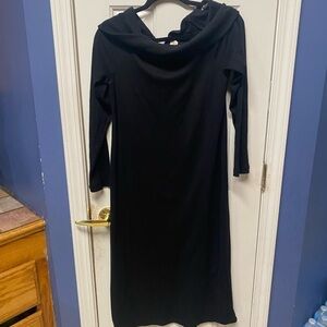Universal Tread Size Large Black Dress Off Shoulder Chic